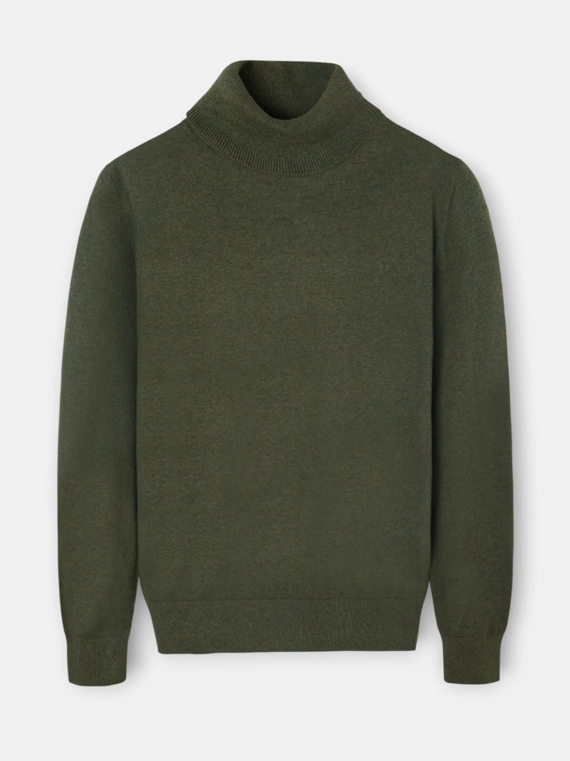 Jersey classic cuello vuelto verde