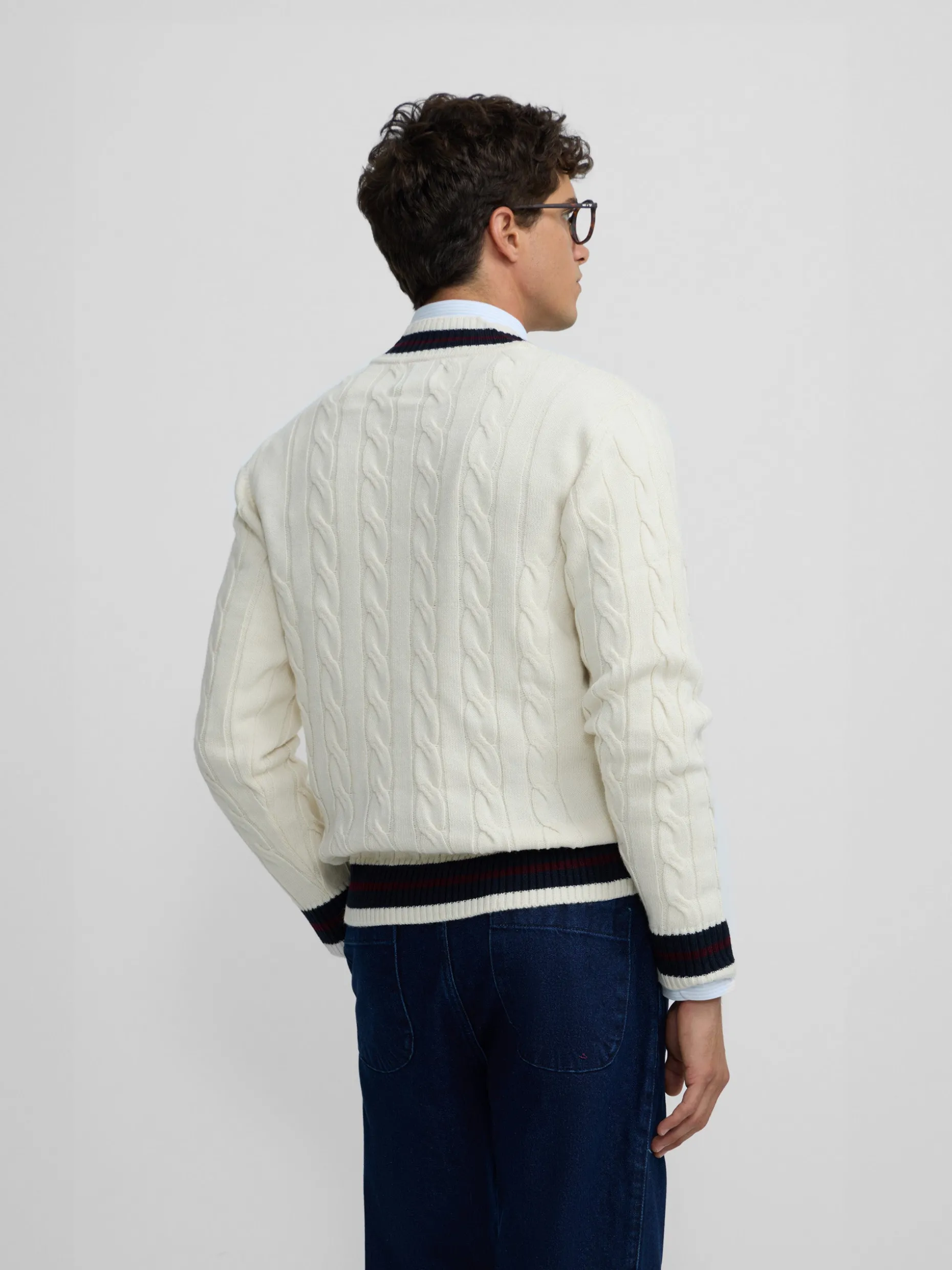 Jersey college beige claro