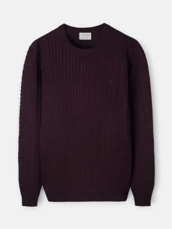 Jersey de ochos clasico burdeos