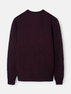 Jersey de ochos clasico burdeos