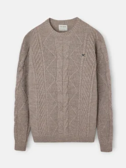 Jersey de ochos marron claro