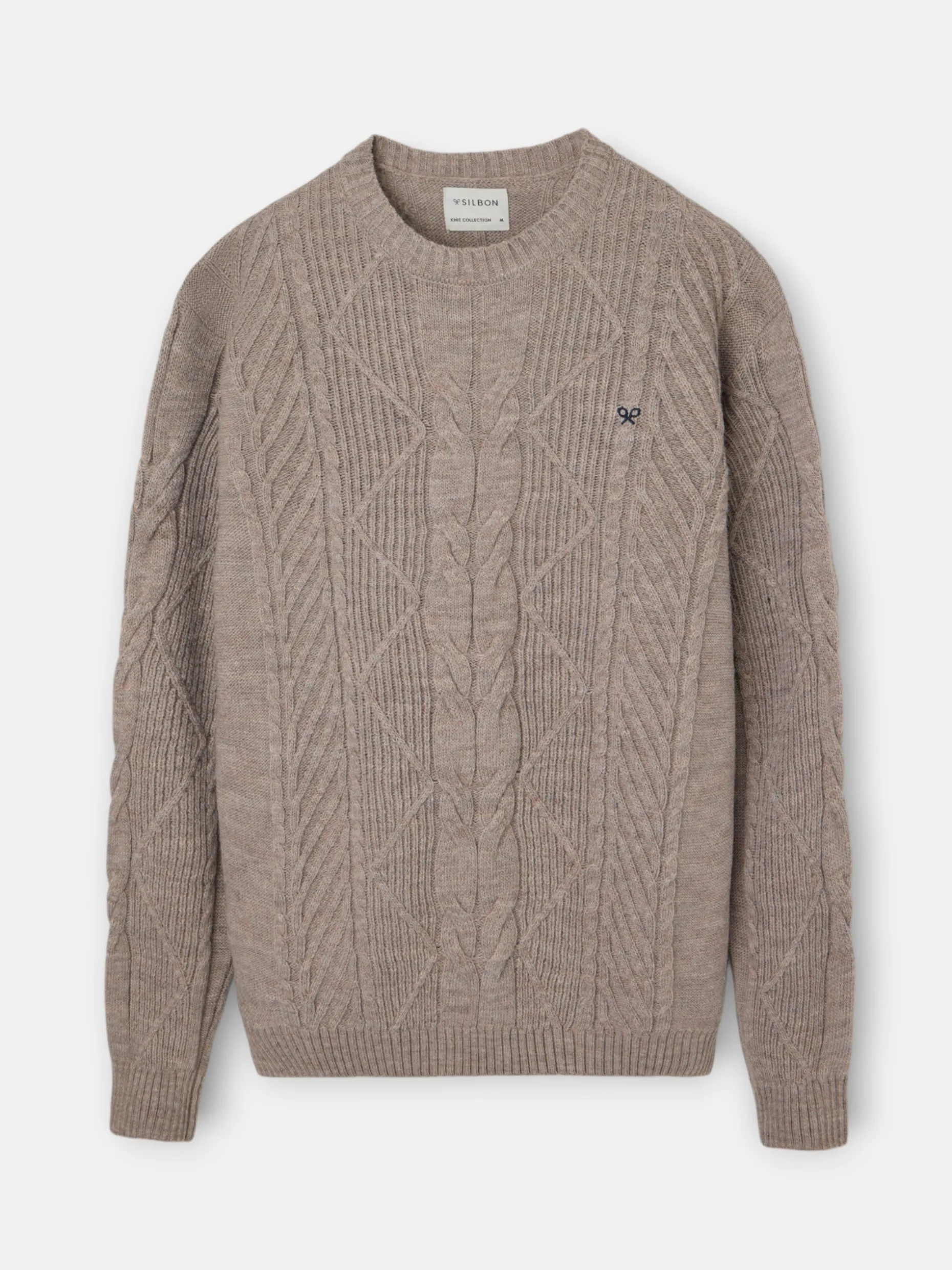 Jersey de ochos marron claro