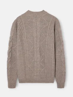 Jersey de ochos marron claro