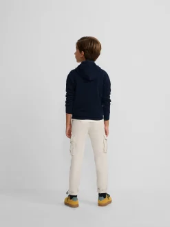 Jersey kids capucha raqueta azul marino