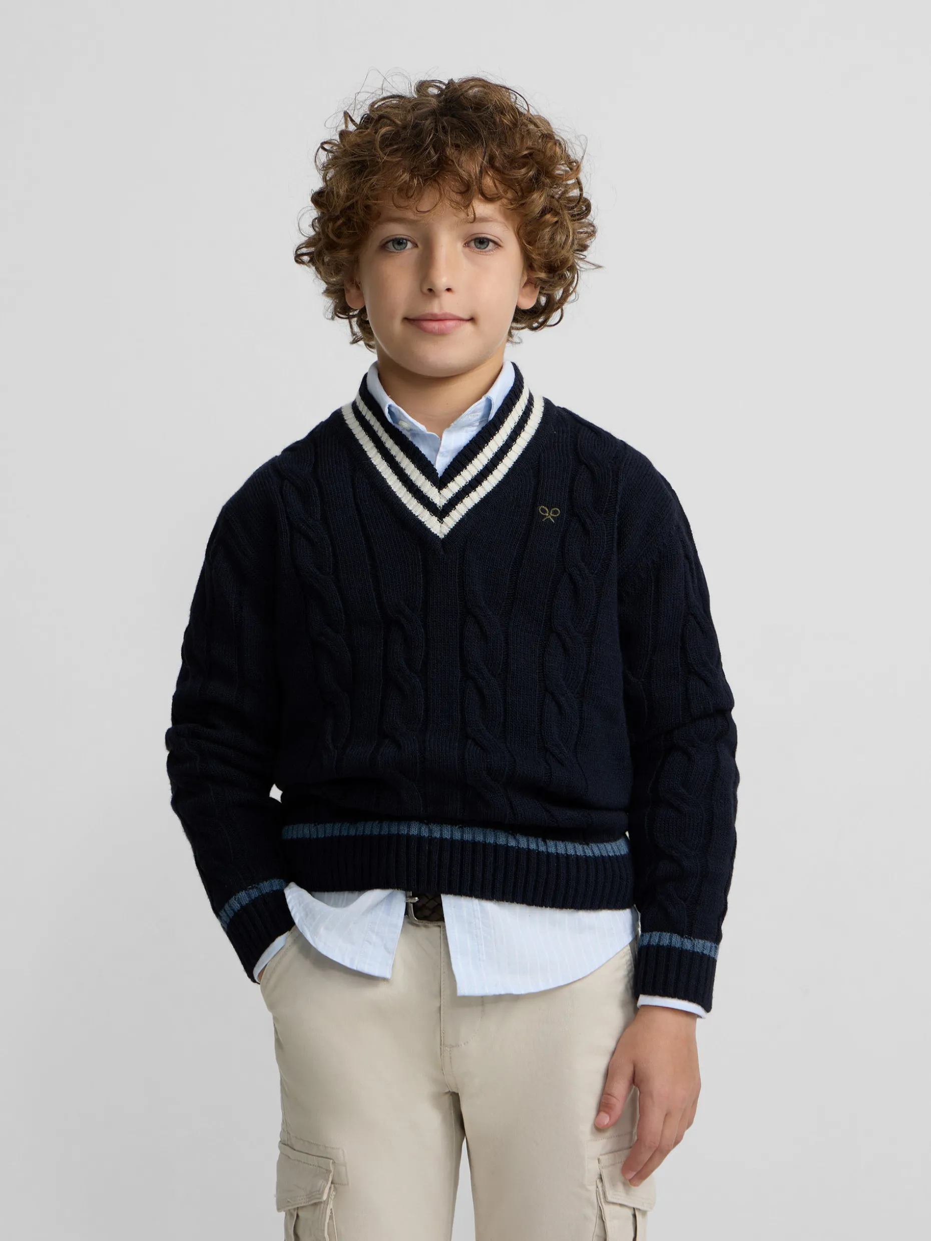Jersey kids college azul marino