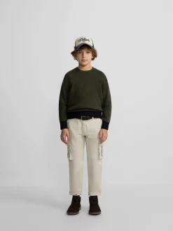 Jersey kids ribs azul marino verde