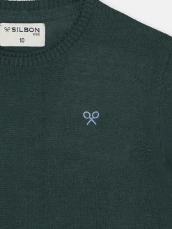 Jersey kids round neck verde