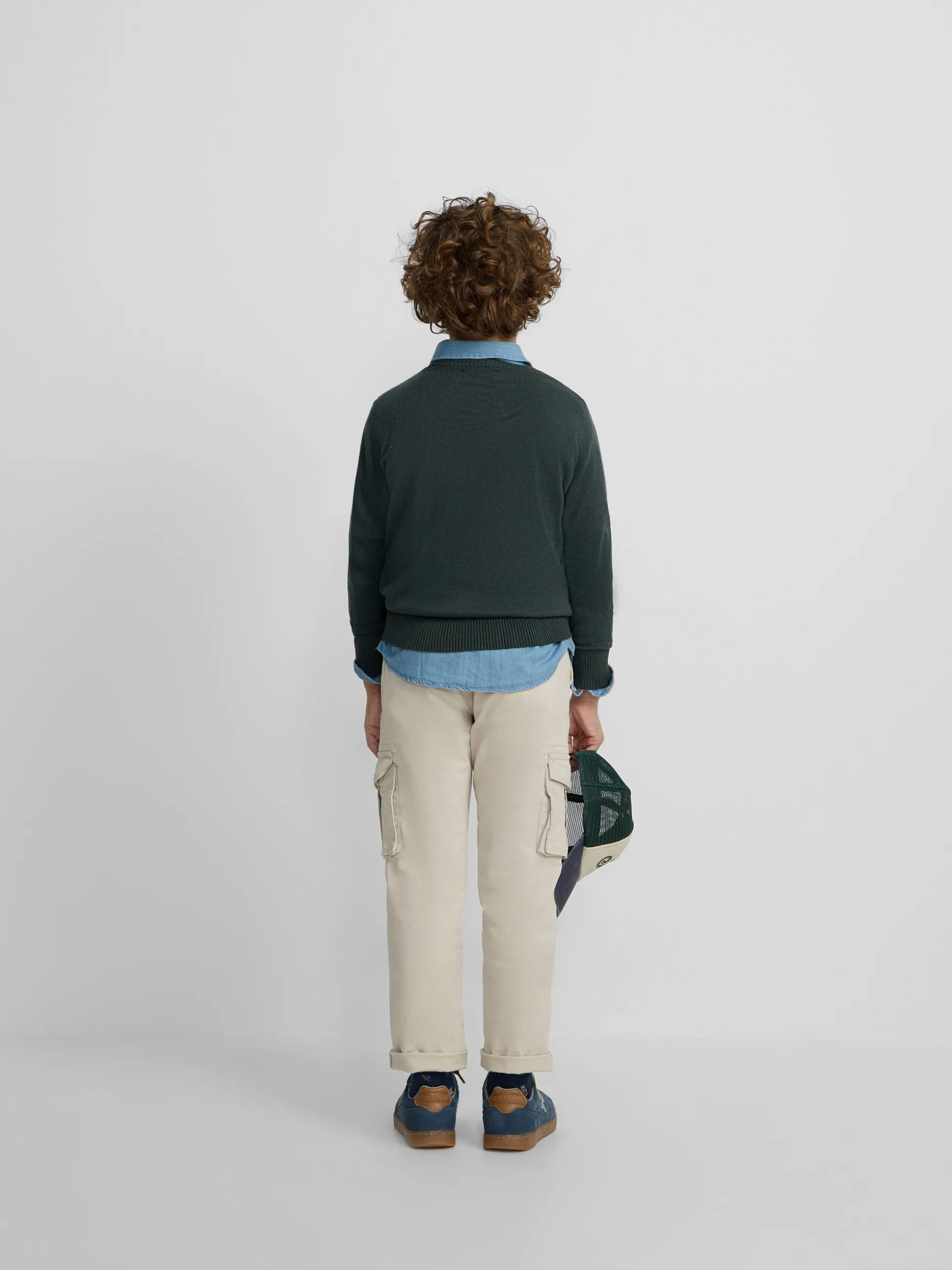 Jersey kids round neck verde
