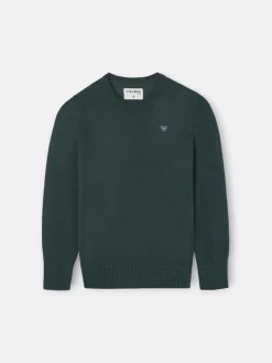 Jersey kids round neck verde