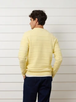 Jersey trenzado minilogo amarillo