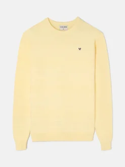 Jersey trenzado minilogo amarillo