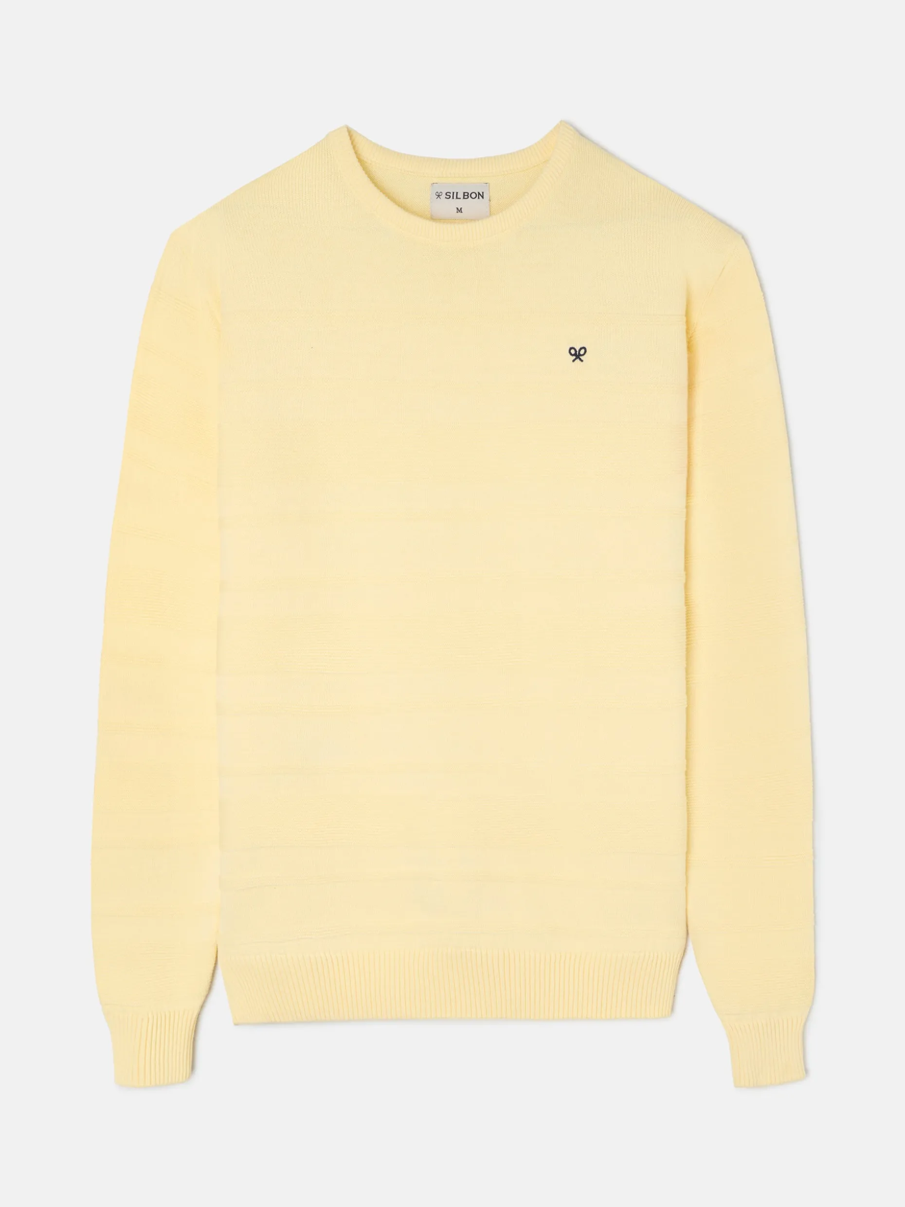 Jersey trenzado minilogo amarillo