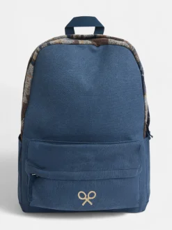 Mochila sport tejido etnico azul marino