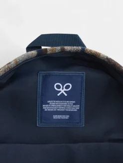 Mochila sport tejido etnico azul marino