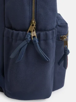 Mochila teen sport parches azul marino