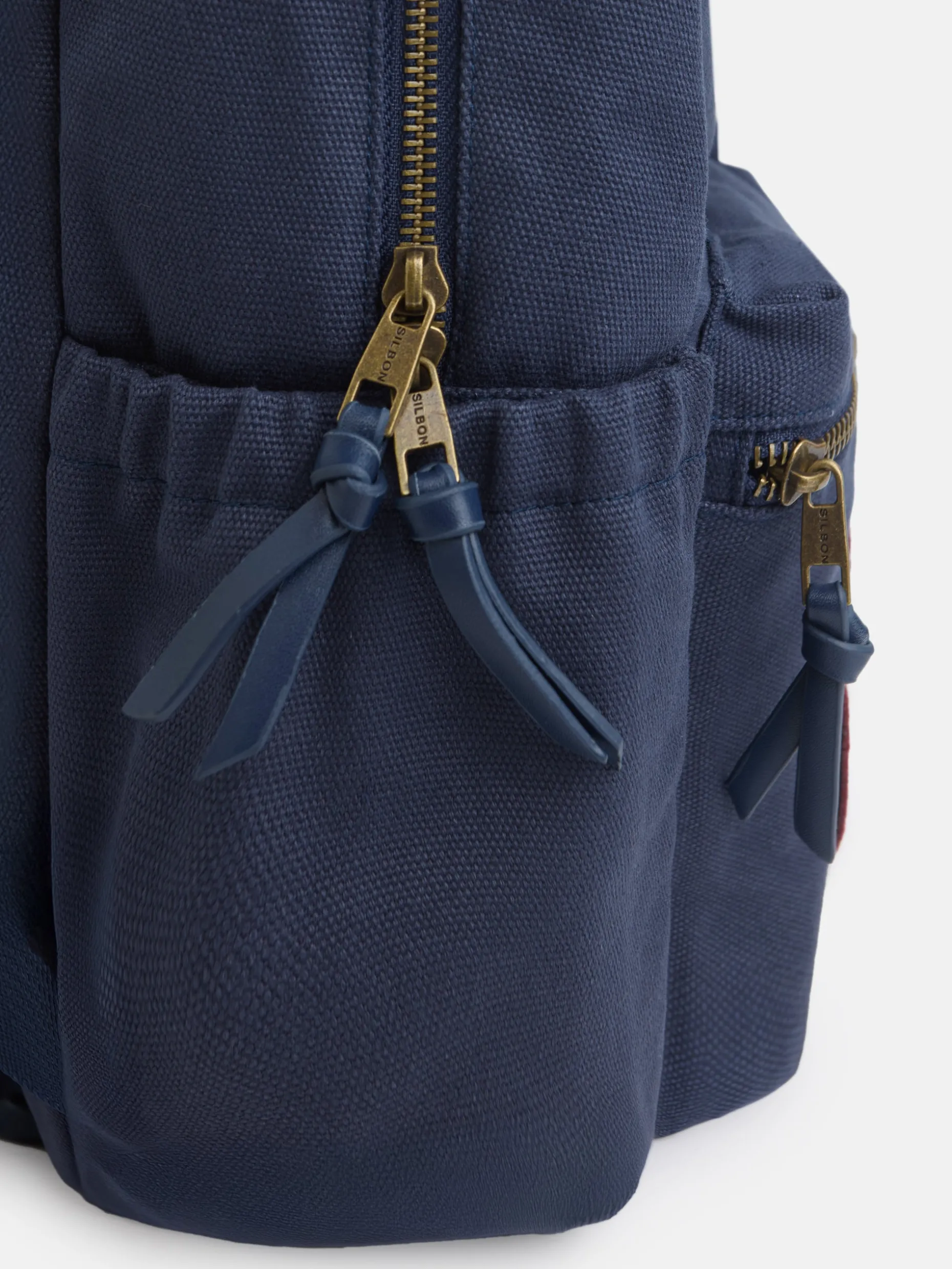 Mochila teen sport parches azul marino