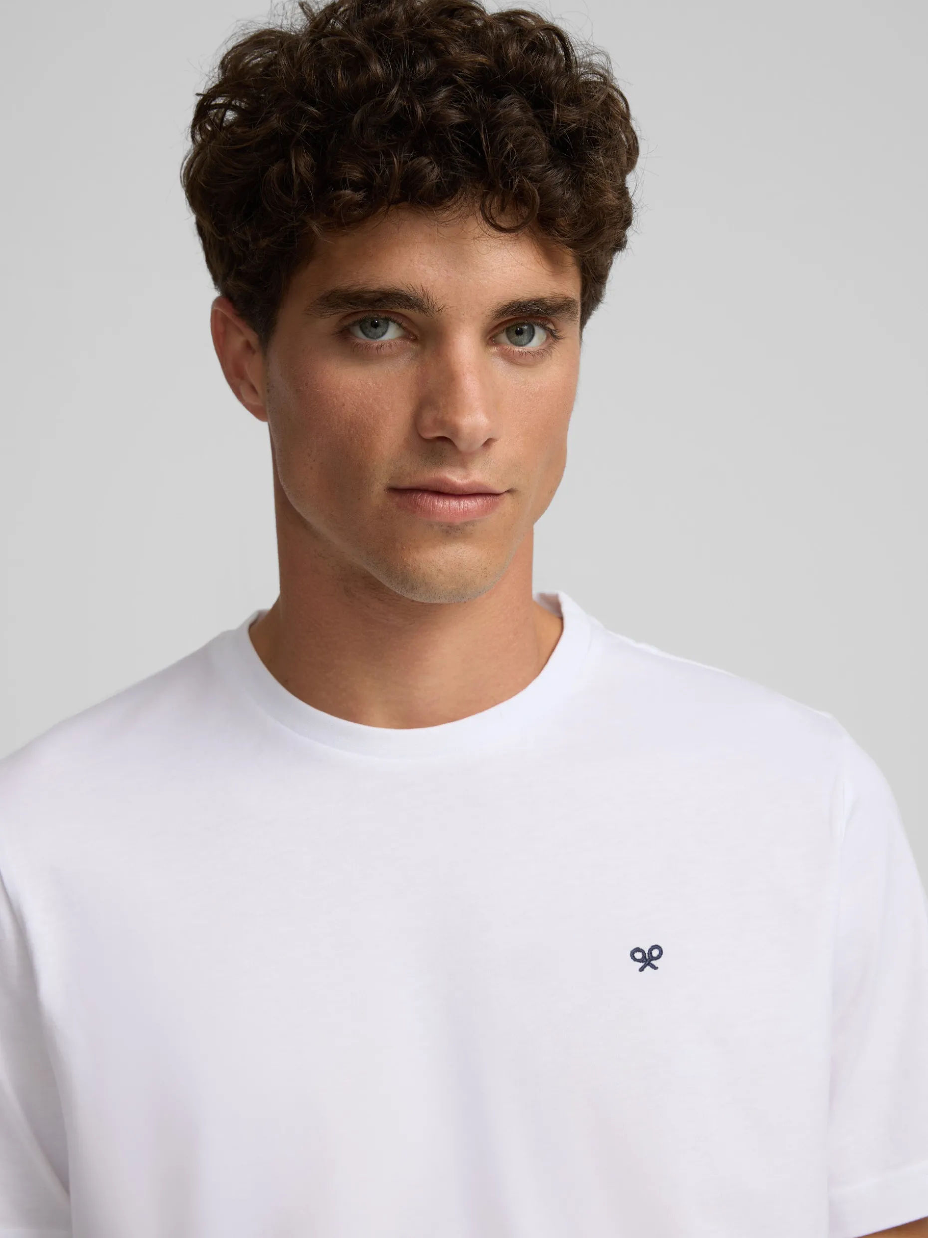 Pack 2x camiseta miniraqueta blanca marina