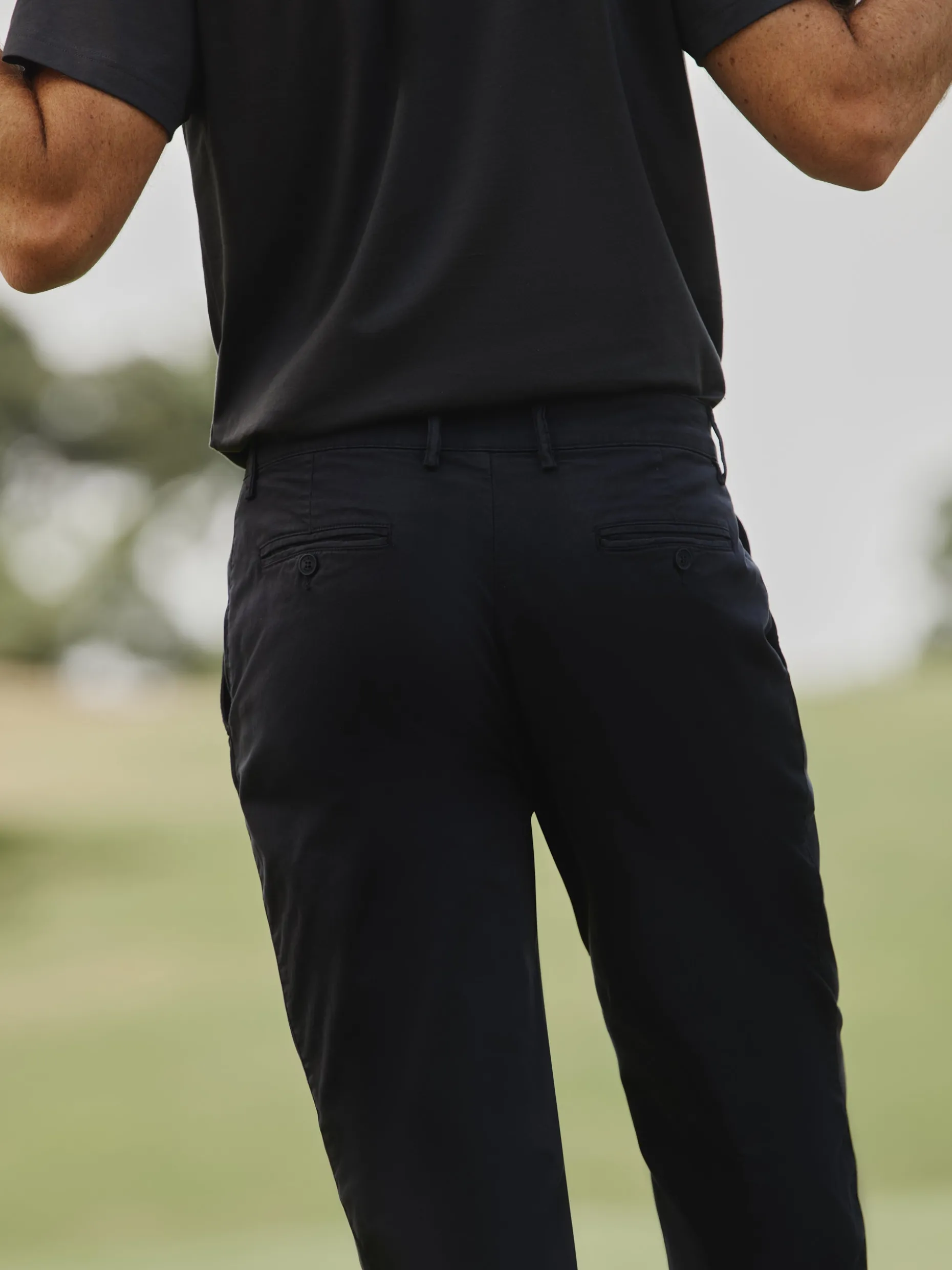 Pantalon Beltran Lozano azul oscuro