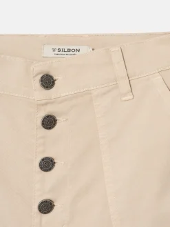Pantalon cargo beige