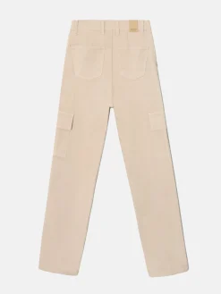 Pantalon cargo beige