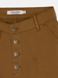Pantalon cargo camel