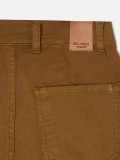Pantalon cargo camel