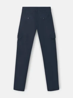 Pantalon cargo casual azul marino
