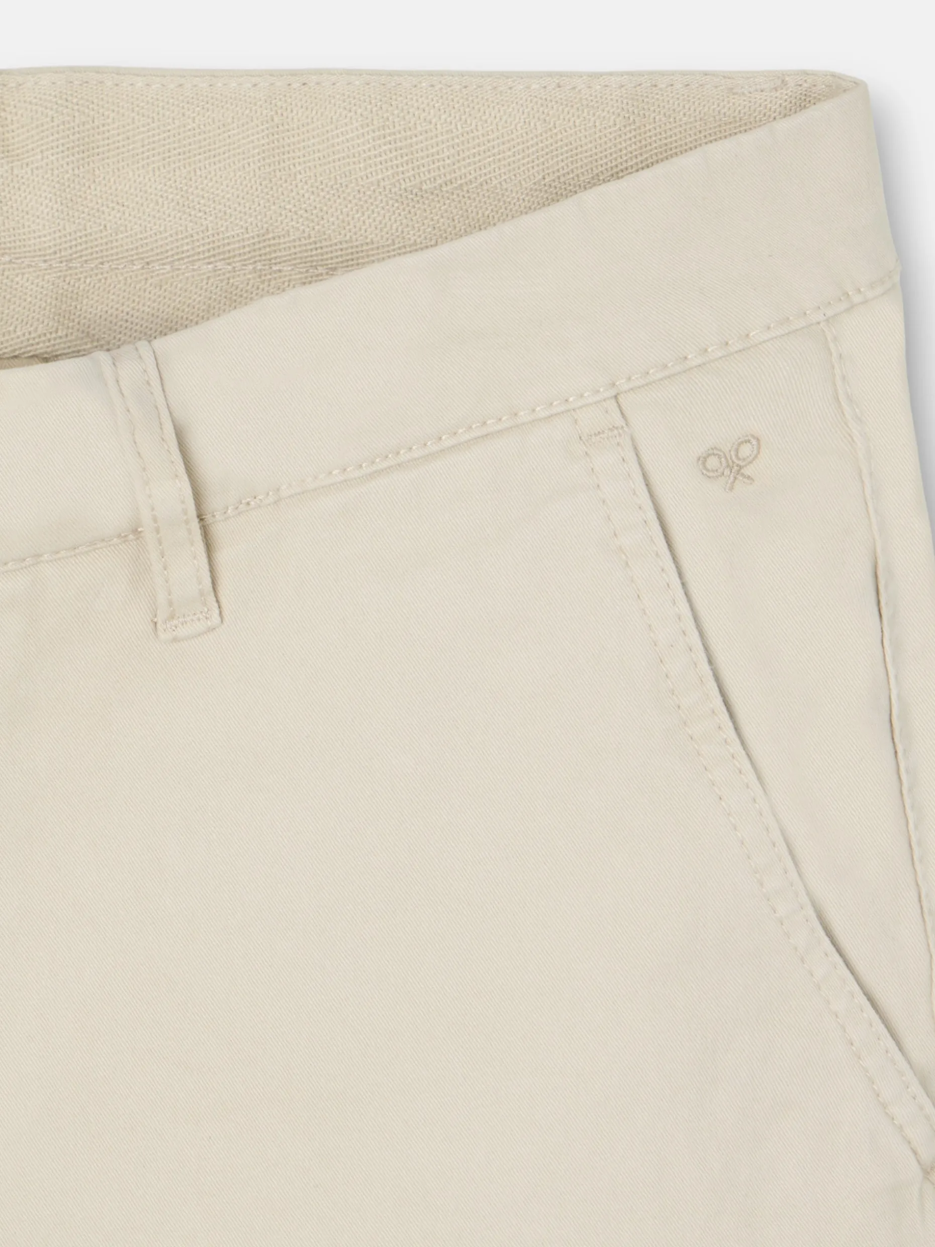 Pantalon cargo casual beige