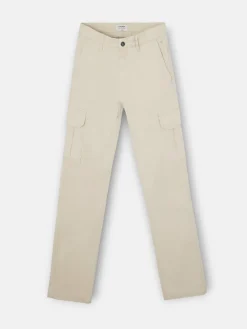 Pantalon cargo casual beige