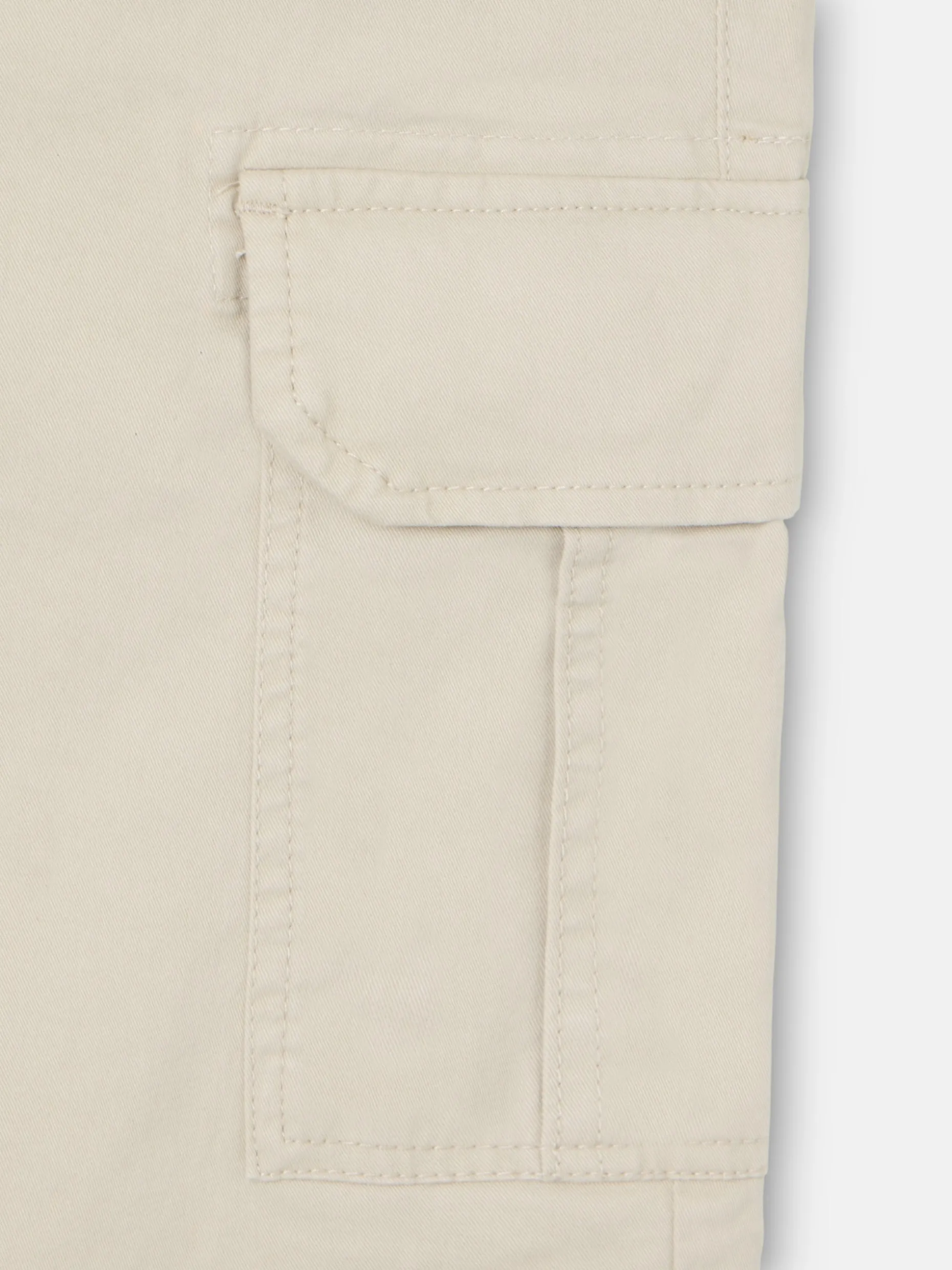 Pantalon cargo casual beige