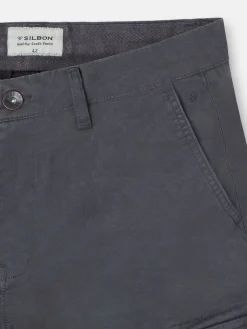 Pantalon cargo casual gris oscuro