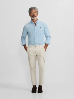 Pantalon cargo casual piedra