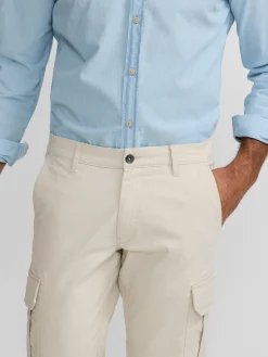 Pantalon cargo casual piedra