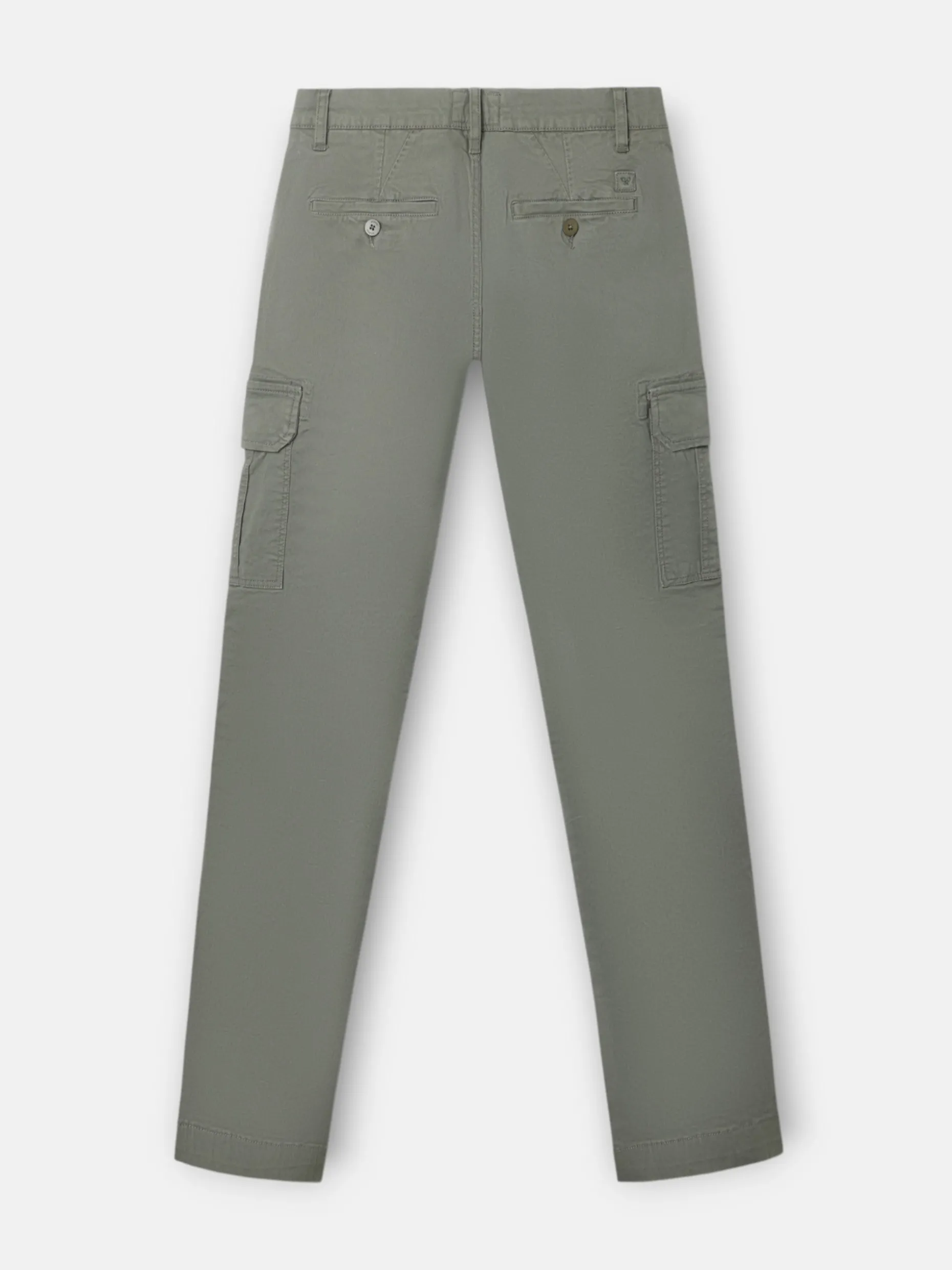Pantalon cargo casual verde
