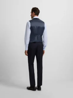 Pantalon chaque espiga azul marino