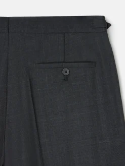 Pantalon chaque principe de gales gris