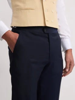 Pantalon chaque stretch azul claro