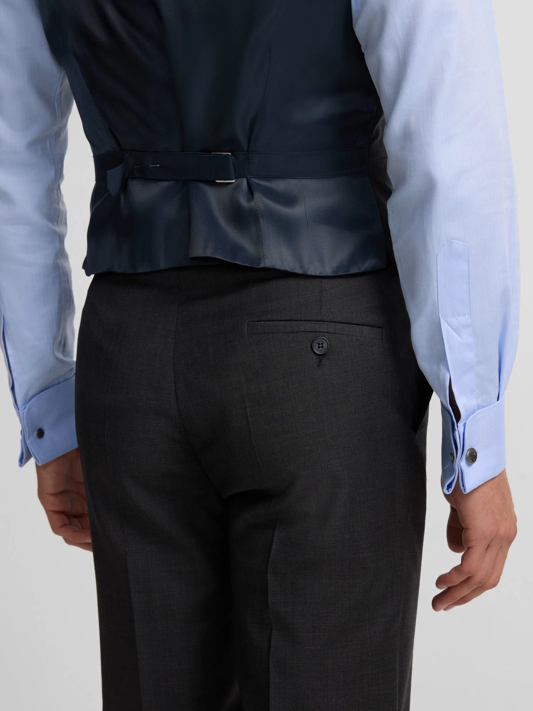Pantalon chaque stretch gris
