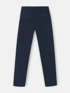 Pantalon chino casual azul marino