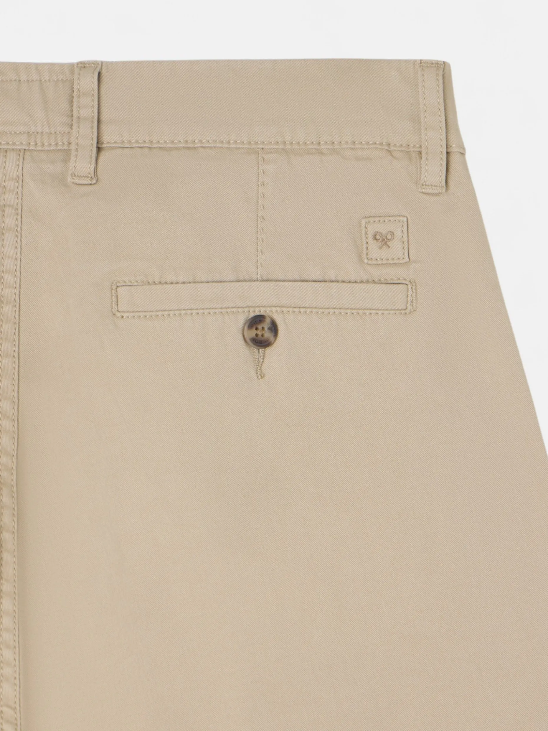 Pantalon chino casual beige