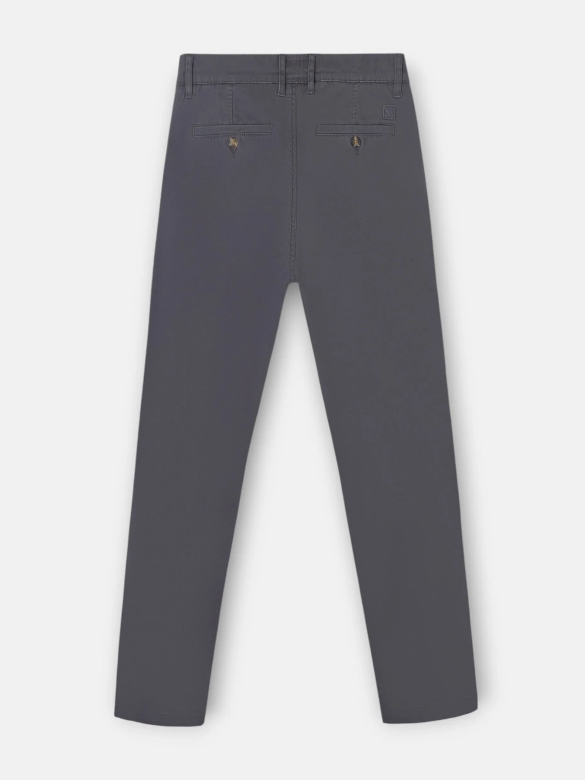 Pantalon chino casual gris oscuro