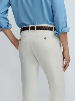 Pantalon chino casual piedra