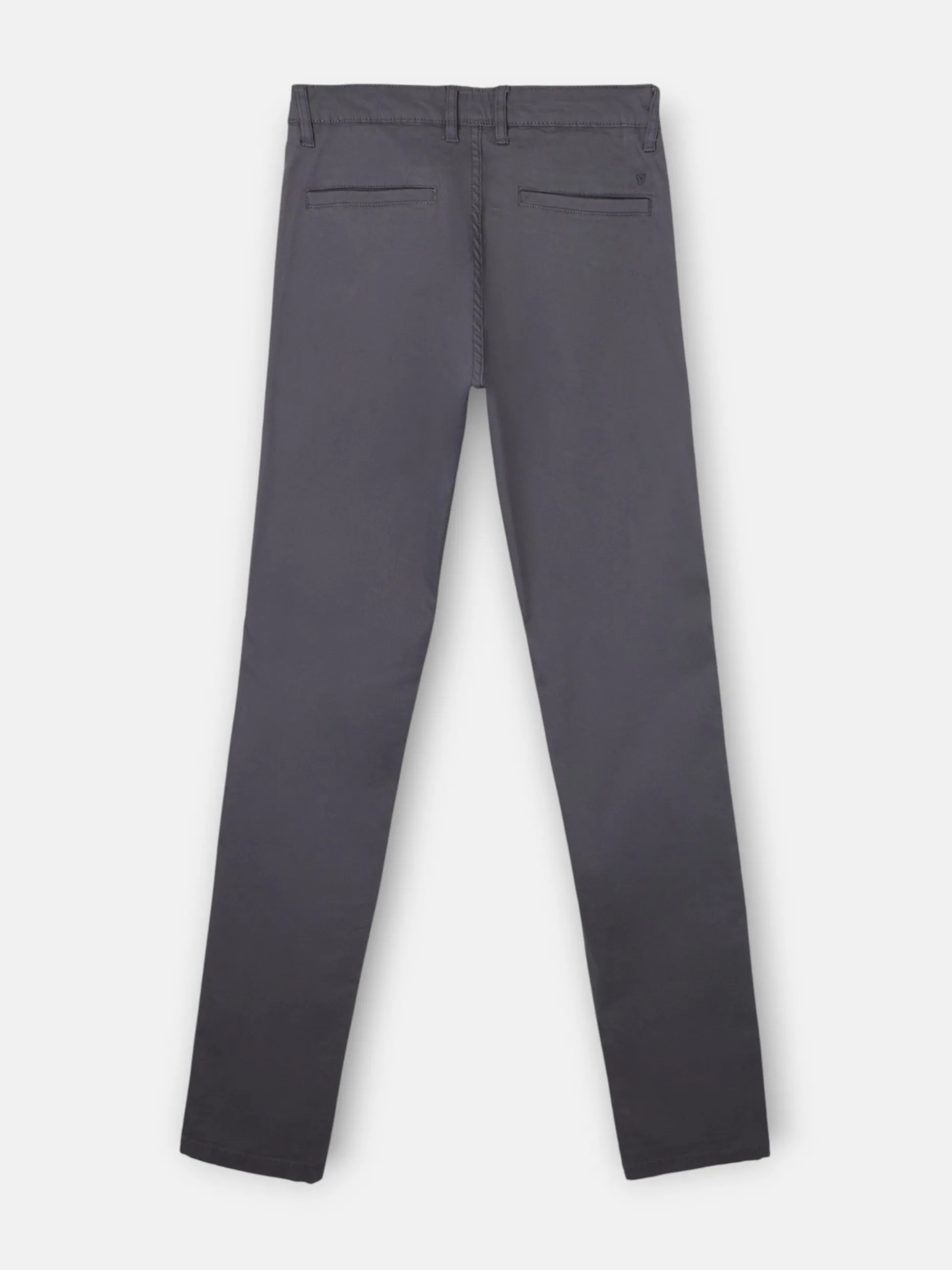 Pantalon chino casual pinzas gris oscuro