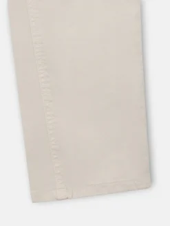 Pantalon cinco bolsillos pana beige claro