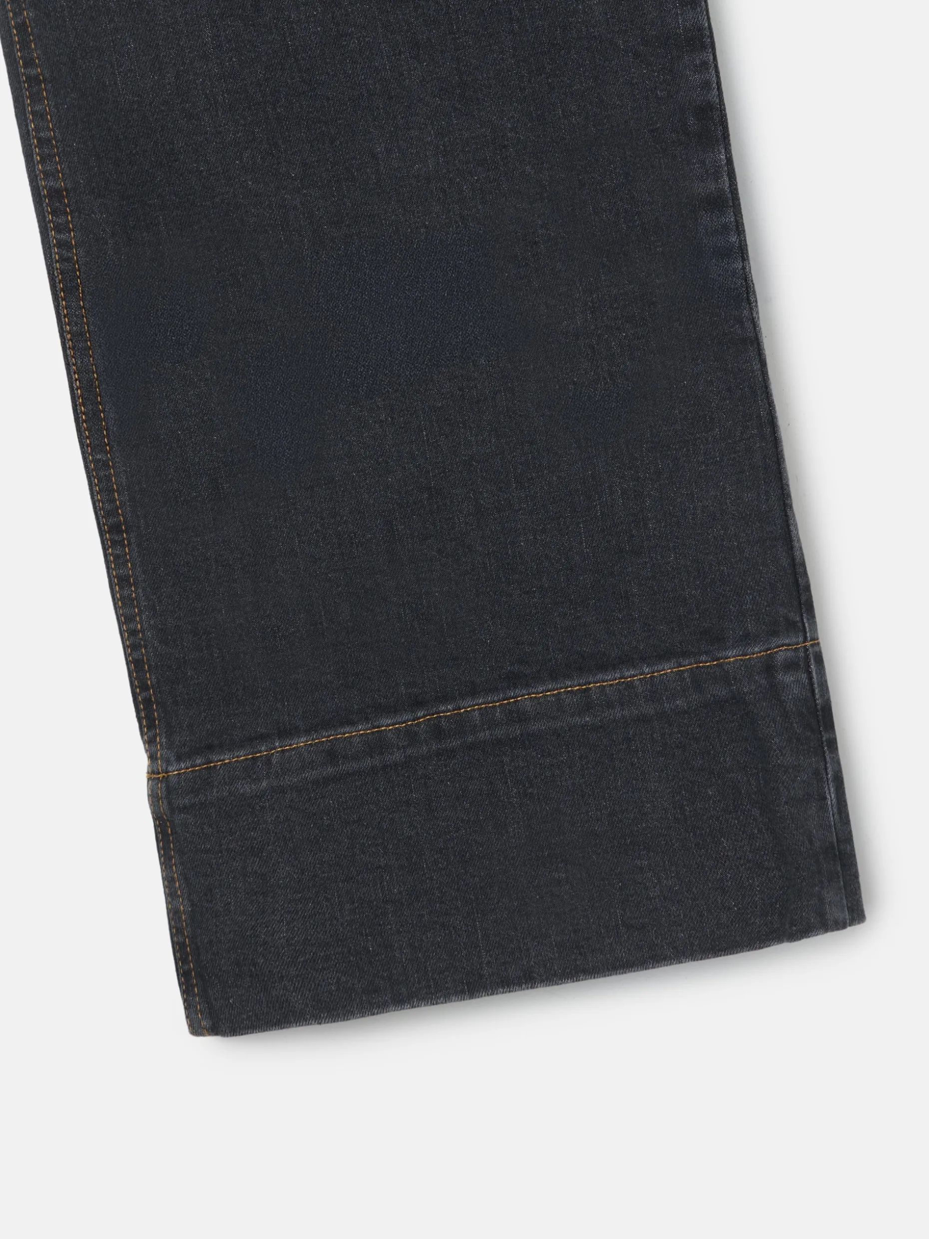 Pantalon denim espiga estampado gris