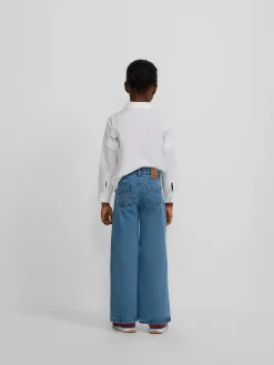 Pantalon girl bolsillos trenza denim
