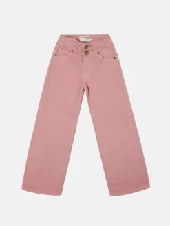 Pantalon girl bordado rosa