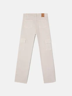 Pantalon girl cargo beige