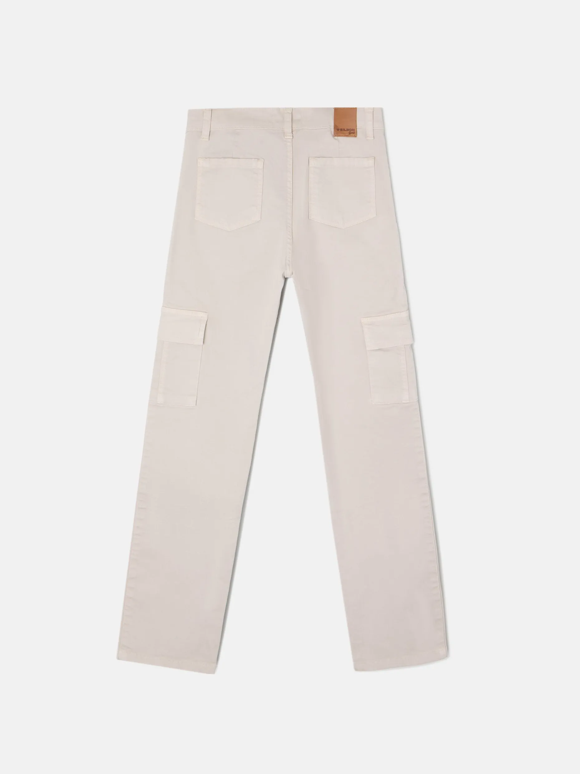 Pantalon girl cargo beige