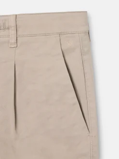 Pantalon jogger cargo pinza beige